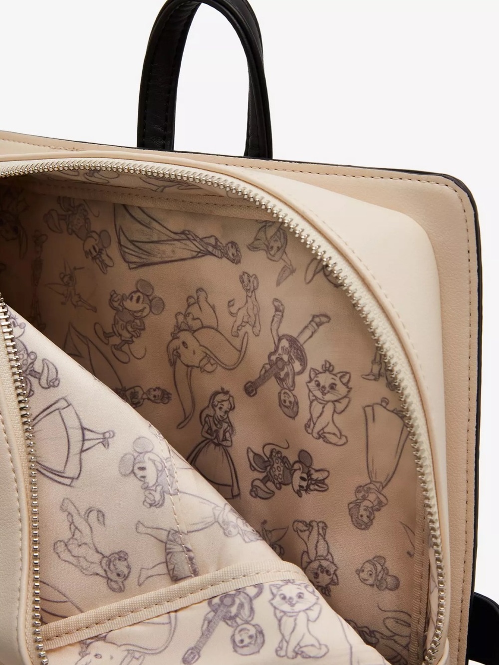 Loungefly Disney 100 Mickey Mouse Sketchbook Set- backpack, wallet and ears - Picture 12 of 16